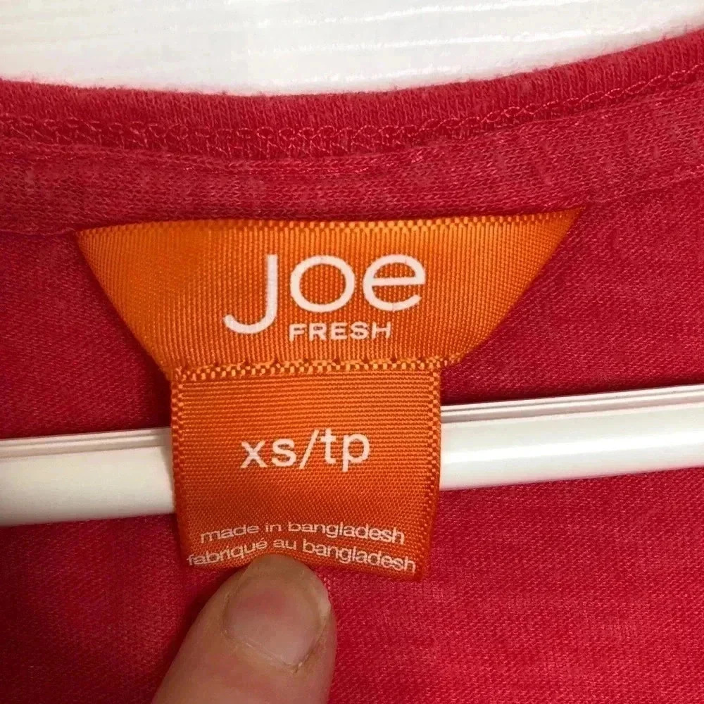 Joe Fresh Shirt Reddish Orange Size Extra Small - Picture 7 of 16